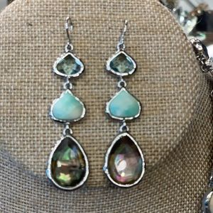 Linear Drop Earrings